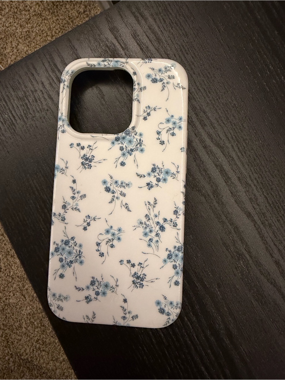 Velvet Caviar Blue Floral iPhone 14 Pro Phone Case